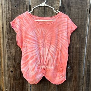 Lucky Brand tie-dye twist tee